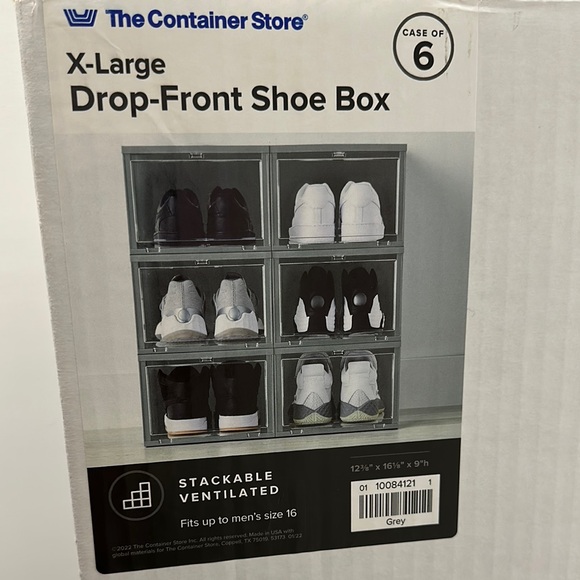 The Container Store Gray Modular Shoe Storage System - Picture 2 of 2